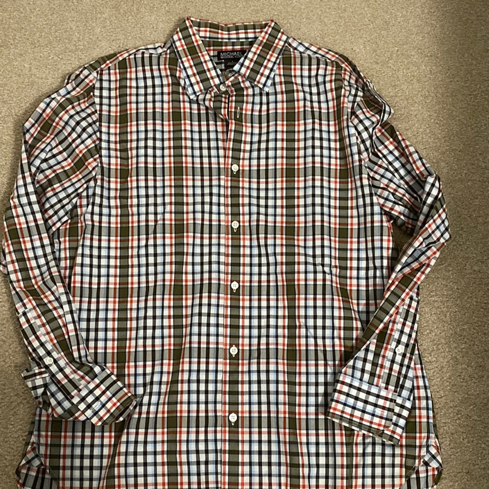 Mens Long Sleeved Button Down